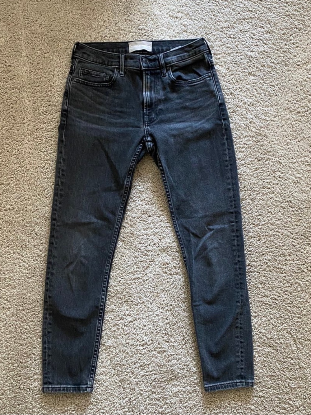 Everlane ankle Skinny mid rise Jeans in Washed Black 25